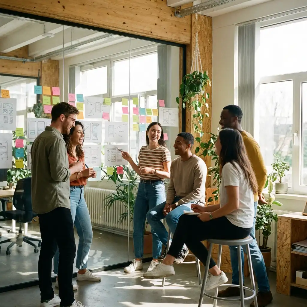 Ingenix Online team collaborating on a project